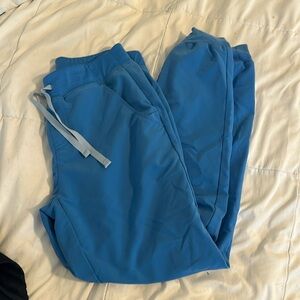 Figs blue jogger scrub bottoms